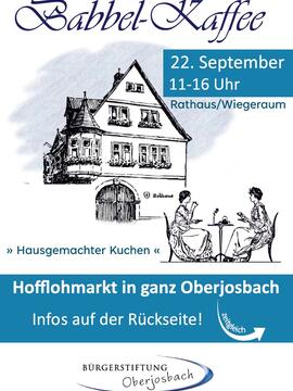 Flyer Babbelkaffee-Seite