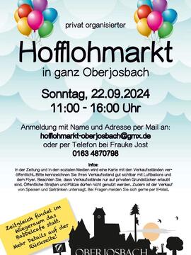 Flyer Hofflohmarkt-Seite