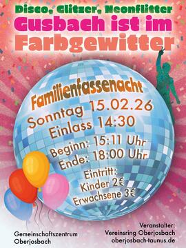 Plakat Familienfassenacht 2026