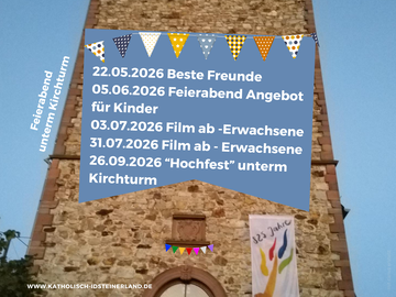 Feierabend unterm Kirchturm