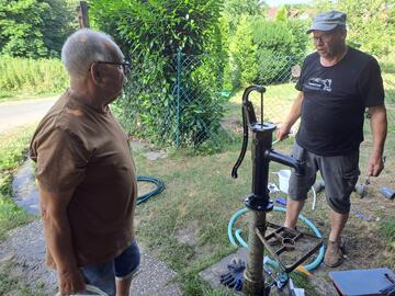 Neue Pumpe am Börnchen